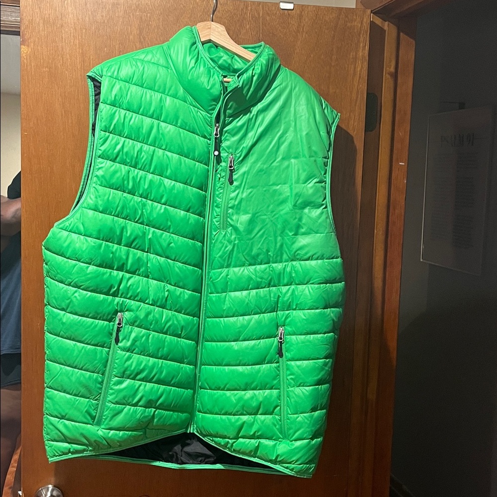 Clique Green Puffer Vest